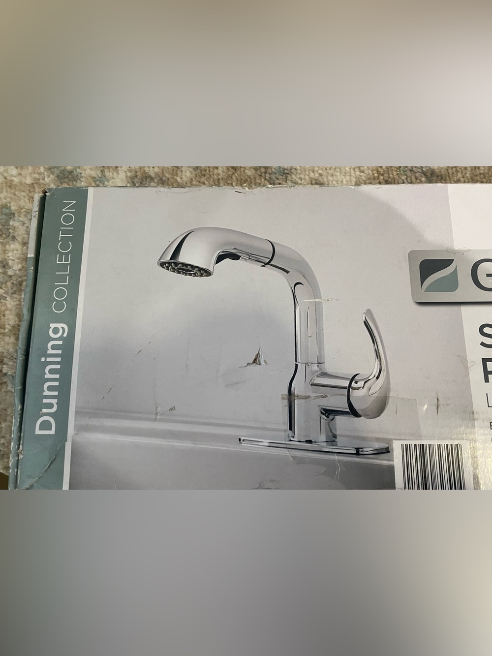 New Glacier Bay Dunning Laundry Faucet Chrome